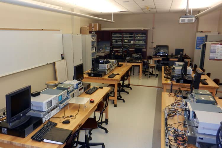 Antenna testing and antenna engineers facility.